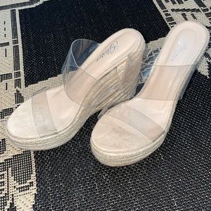 Clear Espadrilles